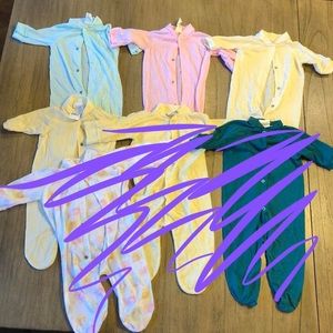 long sleeve onesie bundle size small
